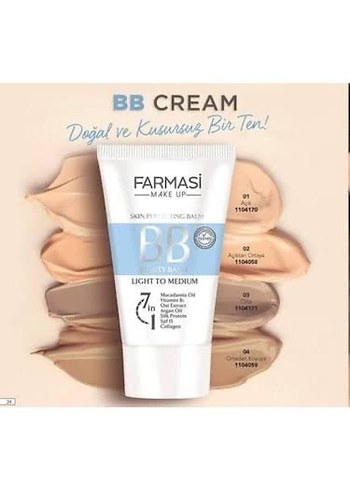 Farmasi BB Krem Açık Bej Tonu