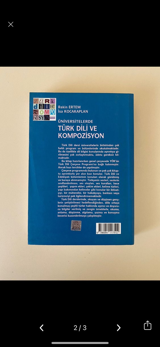 Üniversitelerde Türk Dili ve Kompozisyon Kitabı - Görsel 2