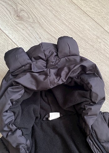 Kürklü Siyah Bebek Tulumu - Görsel 4