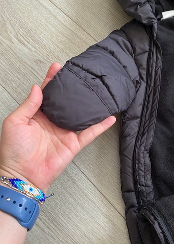 Kürklü Siyah Bebek Tulumu - Görsel 5