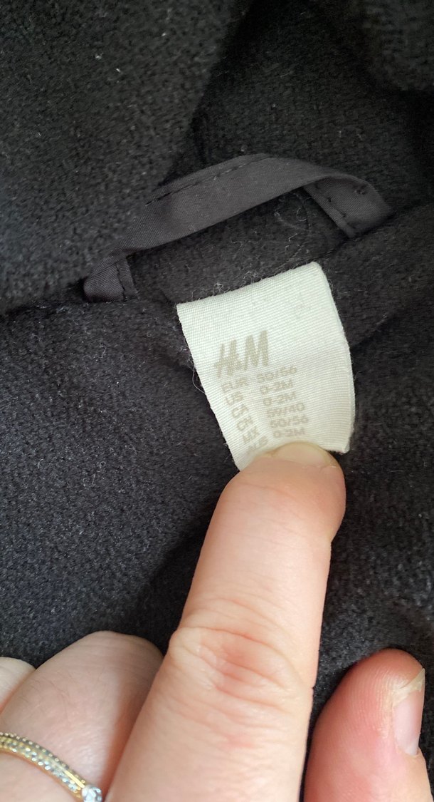 Kürklü Siyah Bebek Tulumu - Görsel 3