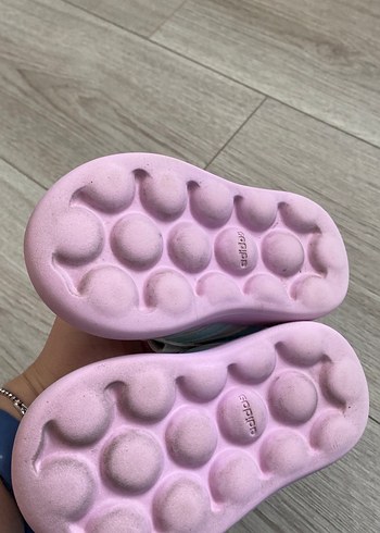 Kız Çocukları İçin Pastel Renkli Cırt Cırtlı Spor Ayakkabı - Görsel 3