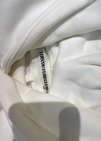 Diğer Beyaz Kapüşonlu Unisex Sweatshirt