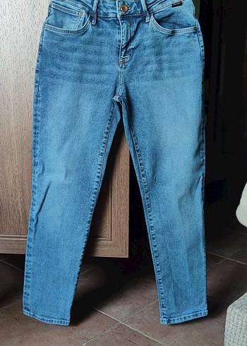 Kadın Mavi Normal Boy Denim Jean