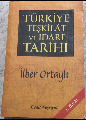 Türkiye Teşkilat ve İdare Tarihi - İlber Ortaylı