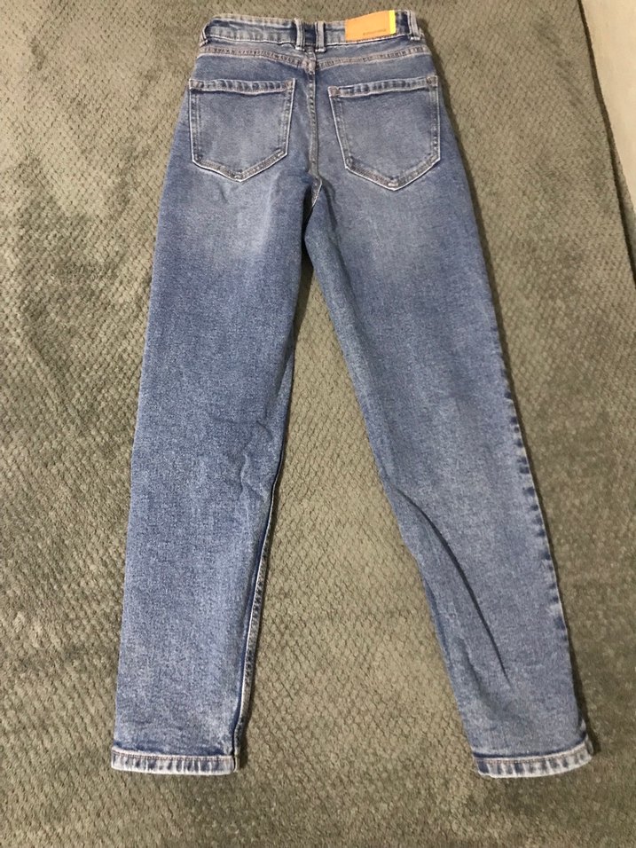 STRADİVARİUS MAVİ MOM JEAN - Görsel 3