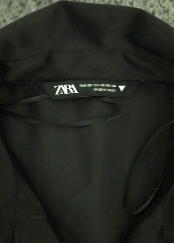 SİYAH SATEN ELBİSE - Görsel 2