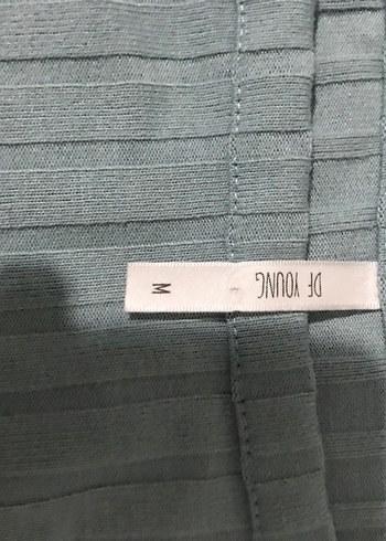 SU YEŞİLİ ASKILI DAR BLUZ - Görsel 2