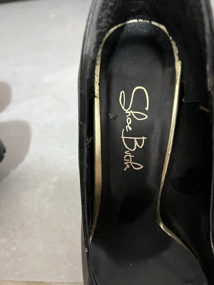 Parlak Siyah Stiletto - Görsel 3