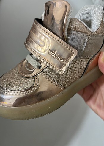 Kız Çocuk Altın Renkli Spor Ayakkabı - Görsel 5