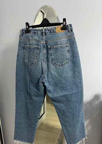 Koton Koyu renk yüksek bel jean