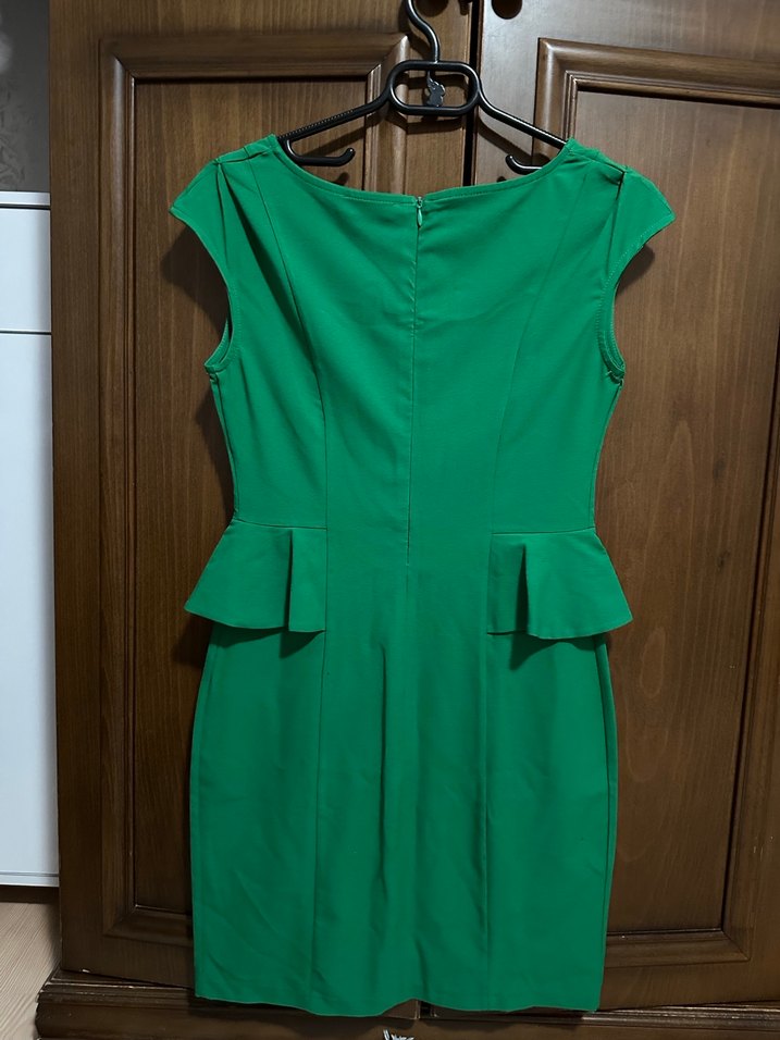 Yeşil Midi Kadın Elbise - Görsel 2