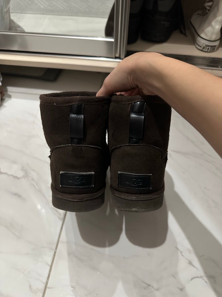 Kahverengi Süet Kadın Ugg Bot - Görsel 5