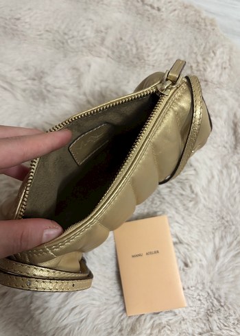 Manu Atelier Manu Atelier Altın Renk Deri Kadın Çanta