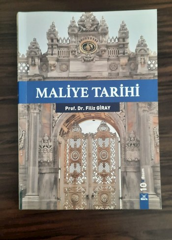 Maliye Tarihi Kitabı - Prof. Dr. Filiz Giray