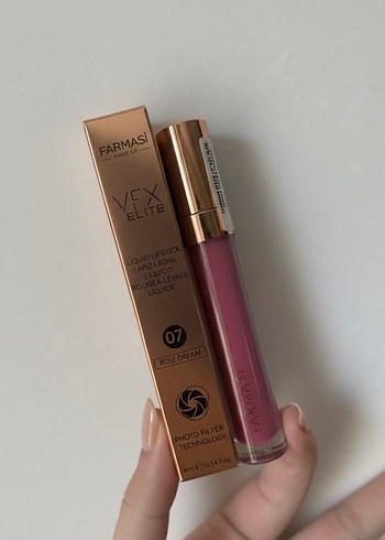 Farmasi VEX Elite Parlak Pembe Ruj 07 Rose Dream