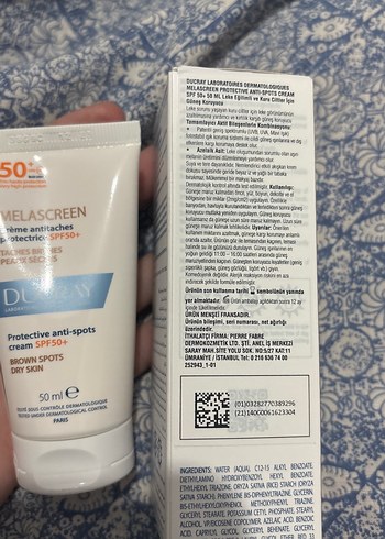 Ducray Melascreen SPF50+ Koyu Leke Kremi 50 ml ORJİNALLL - Görsel 4