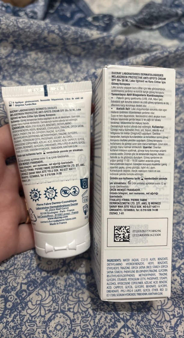 Ducray Melascreen SPF50+ Koyu Leke Kremi 50 ml ORJİNALLL - Görsel 3