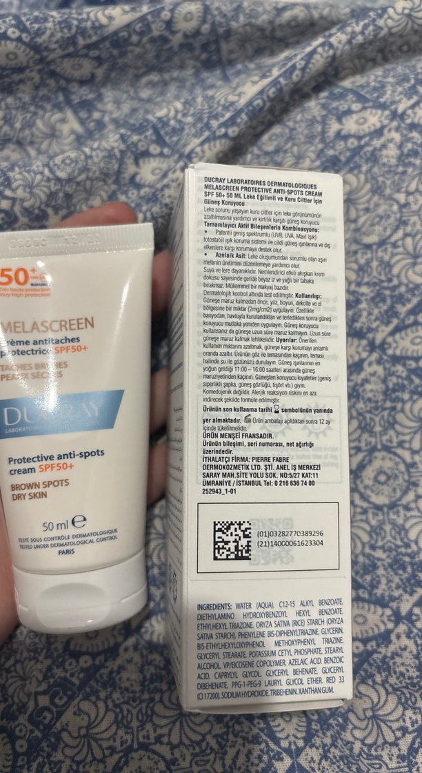 Ducray Melascreen SPF50+ Koyu Leke Kremi 50 ml ORJİNALLL - Görsel 4