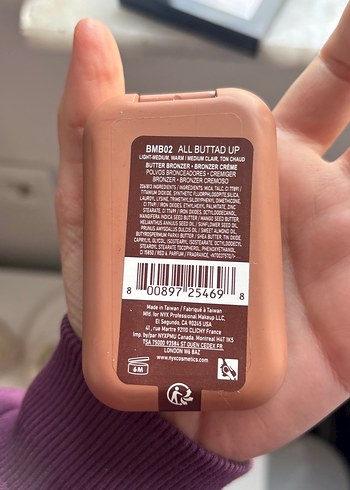 NYX Ultimate Göz Farı Paleti ve Buttermelt Bronzer - Görsel 5