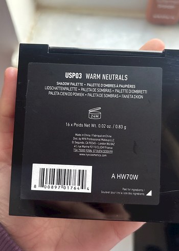 NYX Ultimate Göz Farı Paleti ve Buttermelt Bronzer - Görsel 3