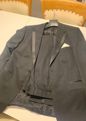 Sarar Siyah Smokin Erkek Takım Elbise - Görsel 4