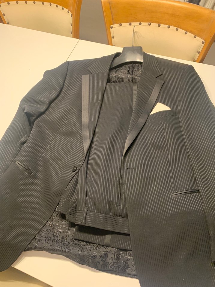 Sarar Siyah Smokin Erkek Takım Elbise - Görsel 4