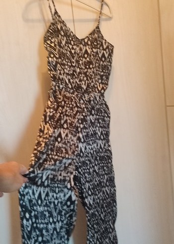 H&M Siyah- veya H&Mi Bohem V Yaka Uzun Tulum