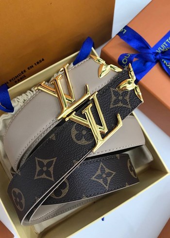 Louis Vuitton Kahverengi Deri Kadın Kemer