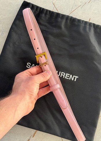 Pembe Deri Tokalı Kadın Kemer