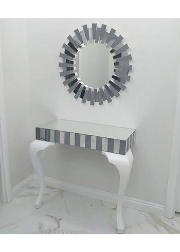 Altın Renk Parlak Dekoratif Ayna - Görsel 11