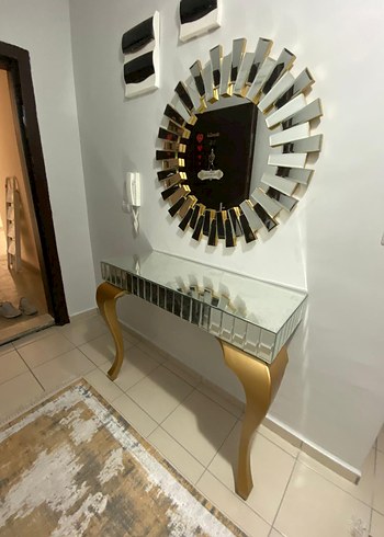 Altın Renk Parlak Dekoratif Ayna - Görsel 5