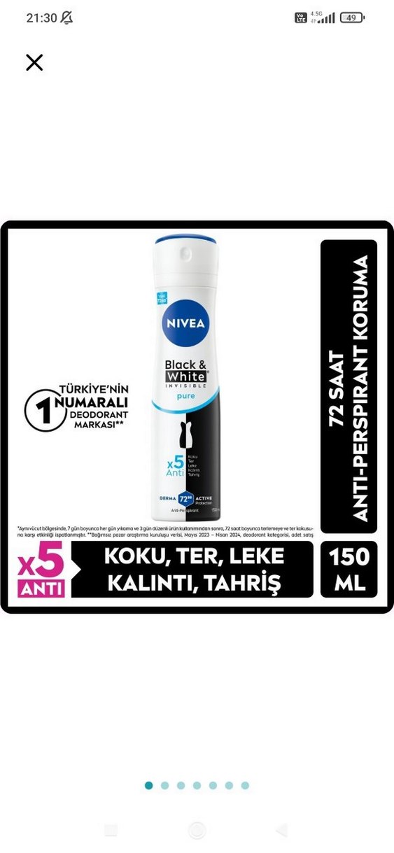 Nivea Deodorant Sprey 150 ML - Görsel 4