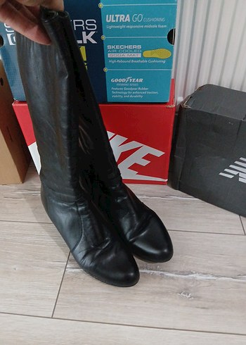 HAKİKİ DERİ KADIN ÇİZME - Görsel 2