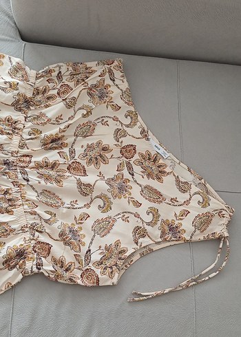 Mango marka M beden Tek omuz detaylı tulum