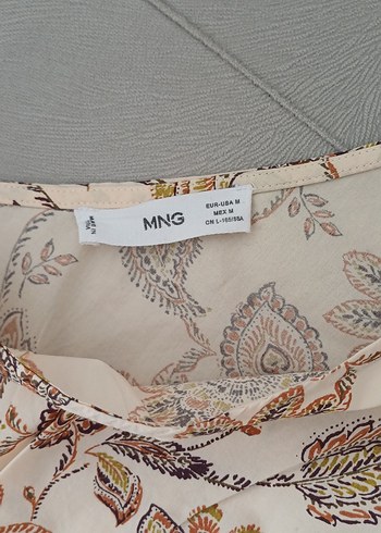 m Beden ten rengi Renk Mango marka M beden Tek omuz detaylı tulum