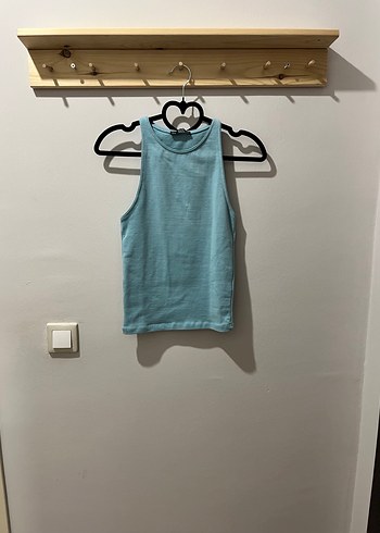 Dilvin Kadın Turkuaz Yüksek Yakalı Mini Atlet