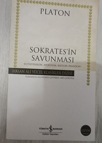 Platon - Sokrates'in Savunması Kitabı