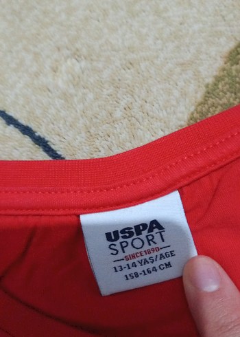 13-14 Yaş Beden Kırmızı Baskılı Erkek Çocuk Tişört
