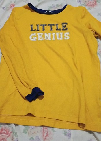 Sarı Erkek Çocuk Pamuk Sweatshirt