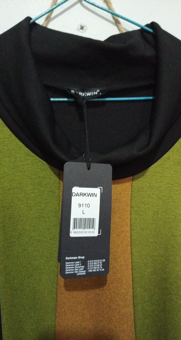 Kadın Uzun Kollu Baskılı  Elbise - Görsel 2