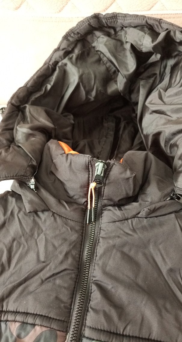 Erkek Kamuflaj Desenli Streetwear Mont - Görsel 3