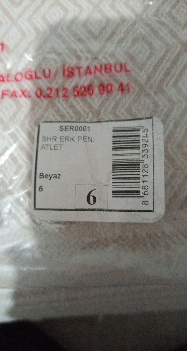 Erkek Beyaz Rahat Kesim Atlet 6 tane - Görsel 4