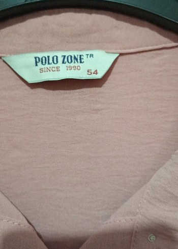 Pembe Uzun Kollu Düğmeli aırobınGömlek 54 beden - Görsel 2