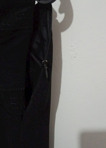 Siyah Uzun Drapeli Kadın Etek
bel 96cm - Görsel 4