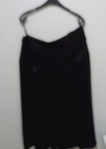 Siyah Uzun Drapeli Kadın Etek
bel 96cm - Görsel 2