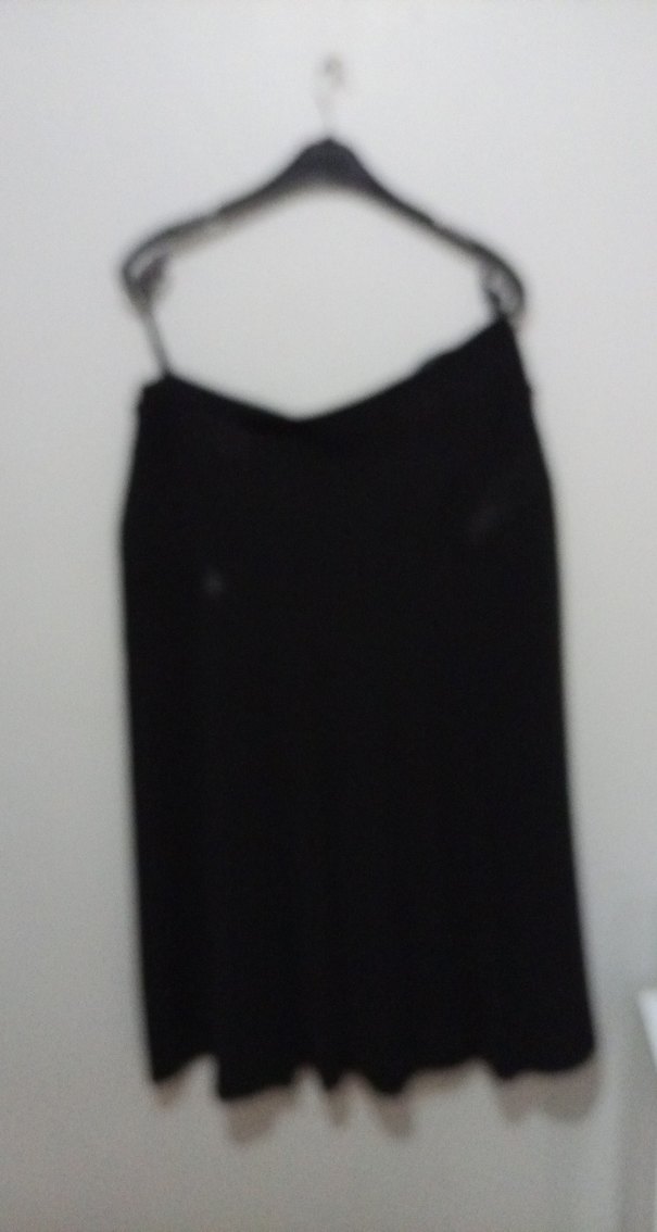 Siyah Uzun Drapeli Kadın Etek
bel 96cm - Görsel 2