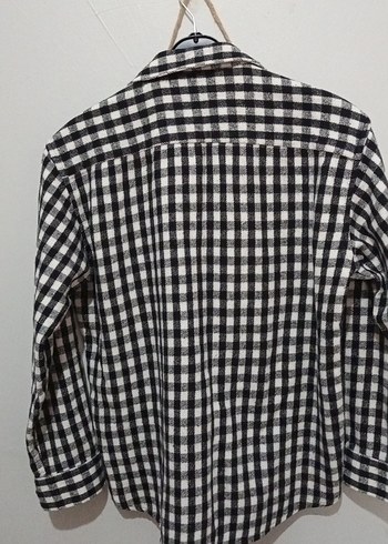 Gri Ekose oduncu erkek Gömlek - Görsel 3