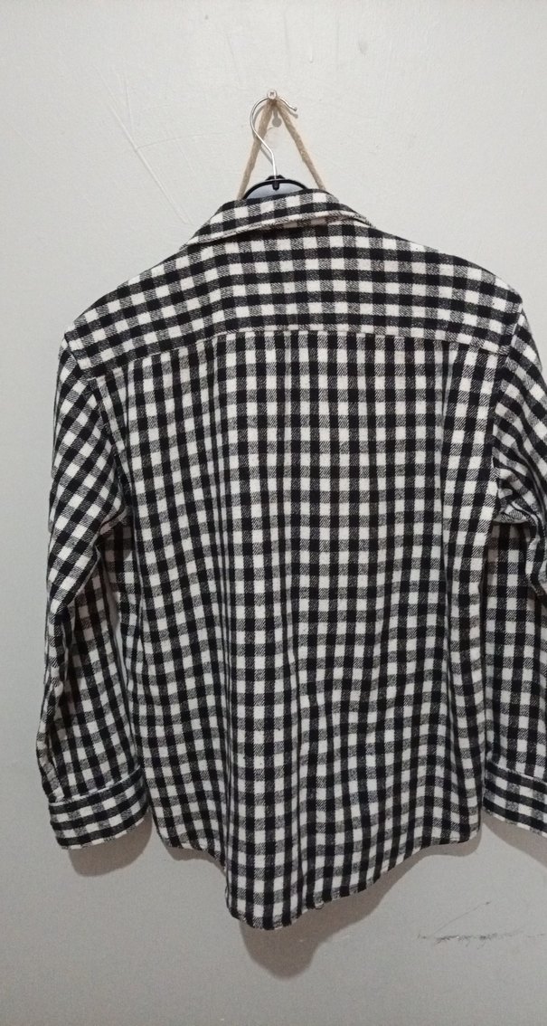 Gri Ekose oduncu erkek Gömlek - Görsel 3