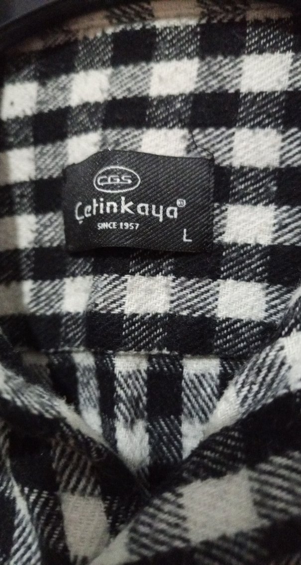 Gri Ekose oduncu erkek Gömlek - Görsel 2